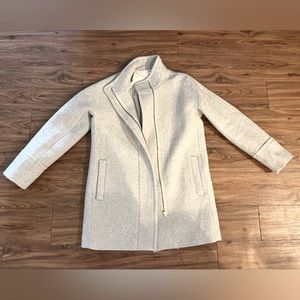 J Crew, gray coat, barely worn